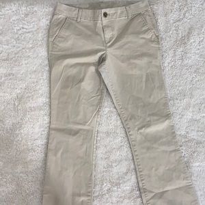 Boot cut khakis